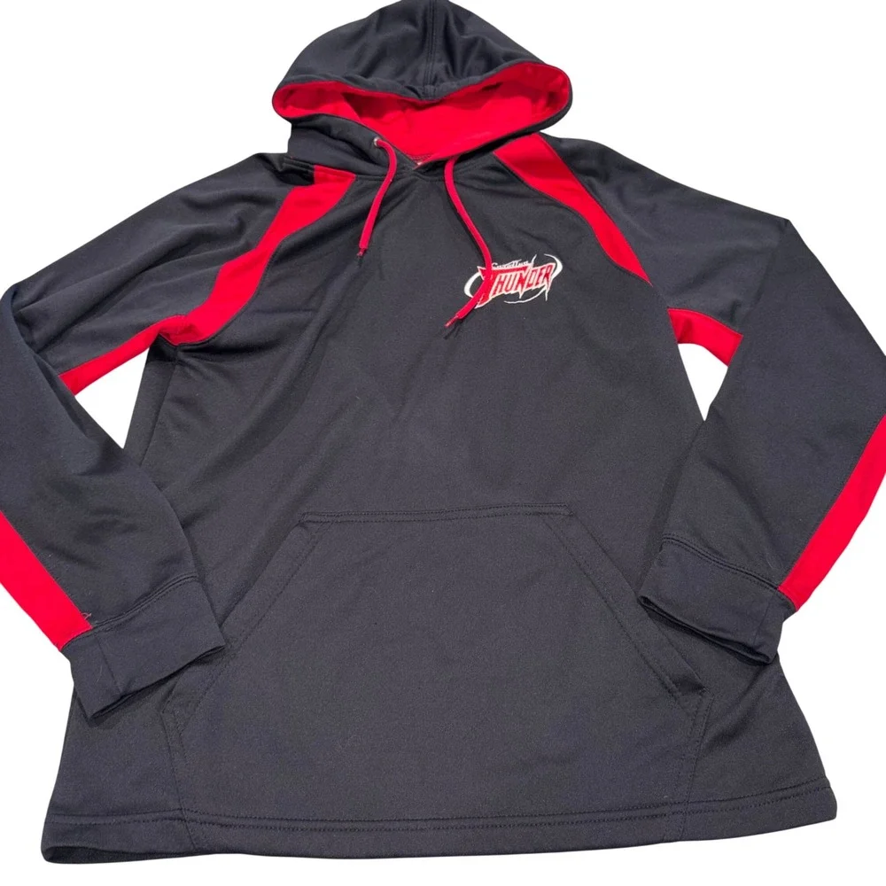 Hoodie Adult XS Black Red Carolina Thunder Augusta Sportswear